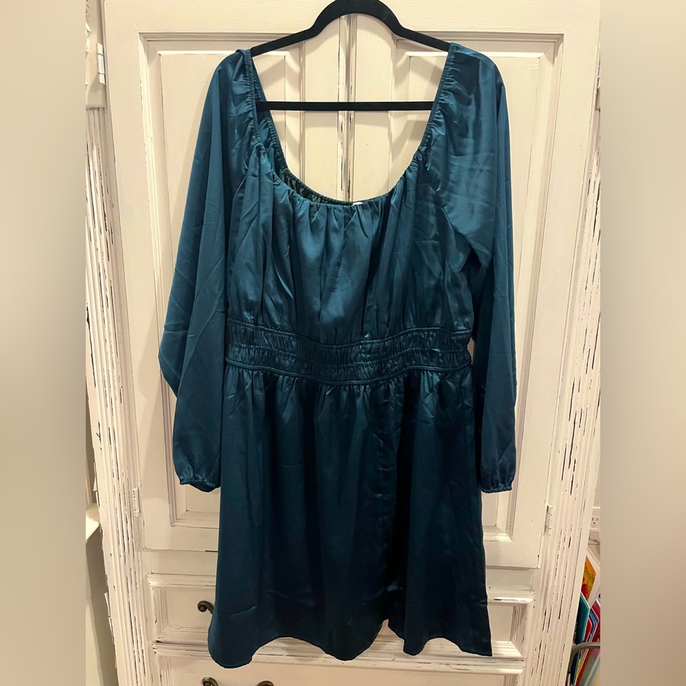 Teal dress